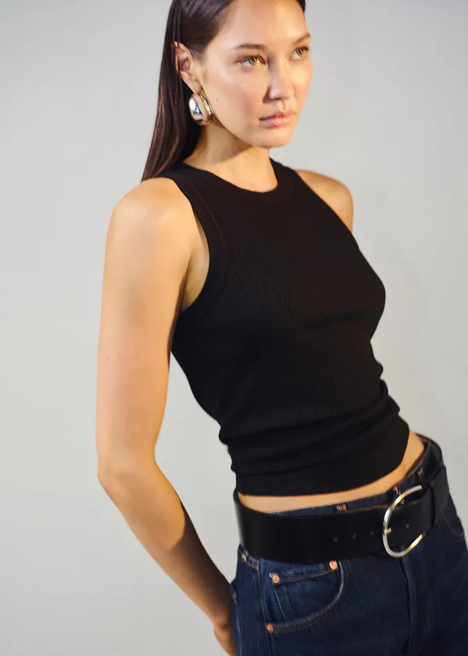 Women Tops Citizens Of Humanity Isabel Rib Tank In Black