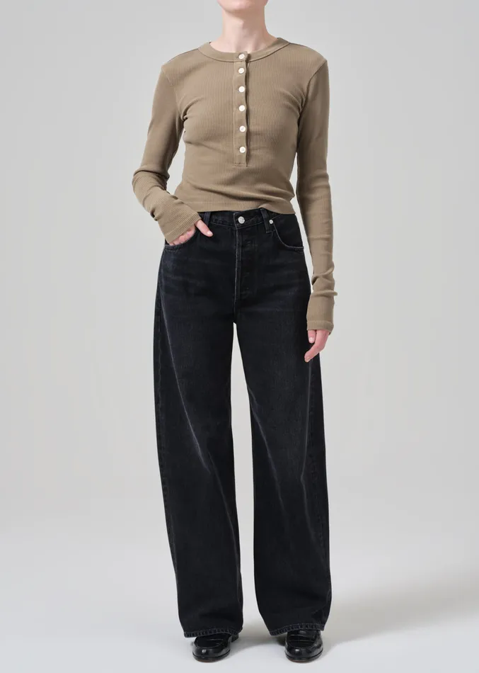 Women Tops Citizens Of Humanity Varra Henley In Ambra