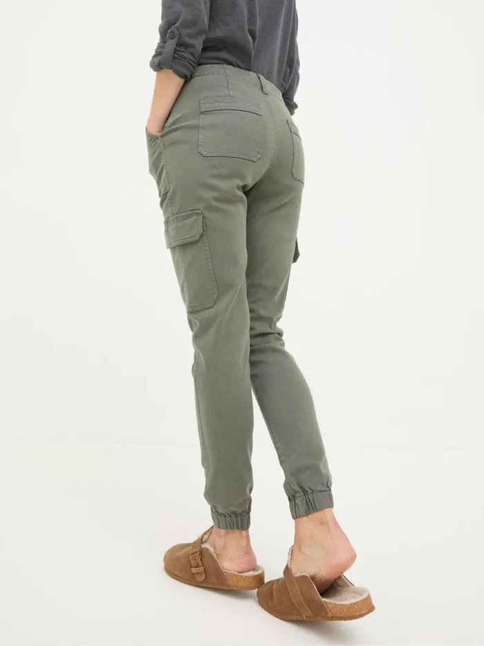 Women Trousers and Leggings Fat Face Hythe Grey Cargo Trousers