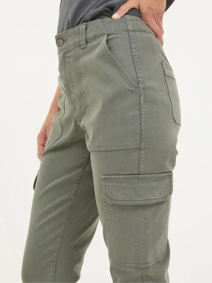 Women Trousers and Leggings Fat Face Hythe Grey Cargo Trousers