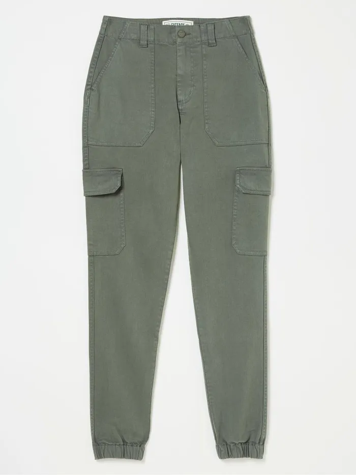 Women Trousers and Leggings Fat Face Hythe Grey Cargo Trousers