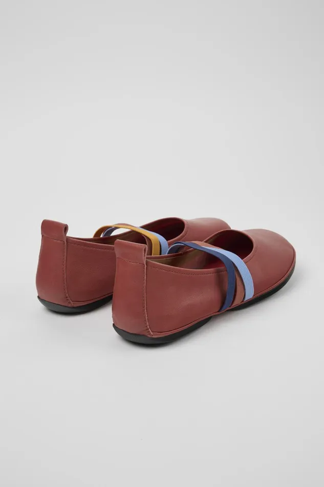 Women Twins Red Leather Ballerina Camper Ballerinas Women Twins Red Leather Ballerina Camper Ballerinas
