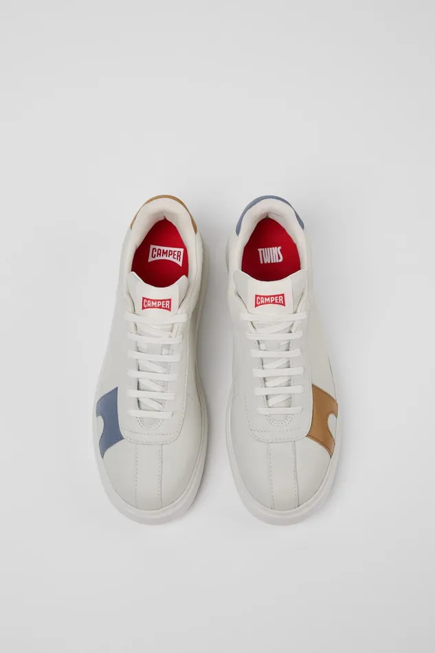 Women Twins White Leather Sneaker Camper Sneakers Women Twins White Leather Sneaker Camper Sneakers