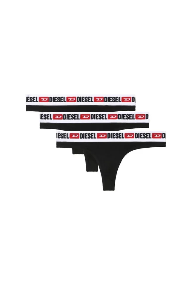 Women UfstStarsThreepack Black Diesel Underwear Women UfstStarsThreepack Black Diesel Underwear