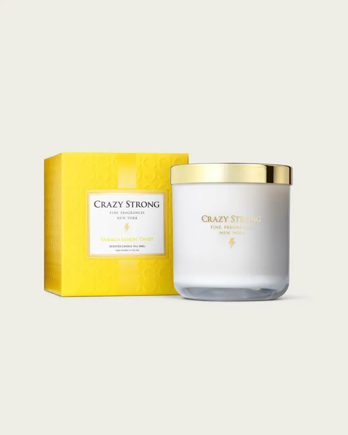 Women Vanilla Lemon Twist 2Wick Candle Vanilla Lemon Ramy Brook Candles