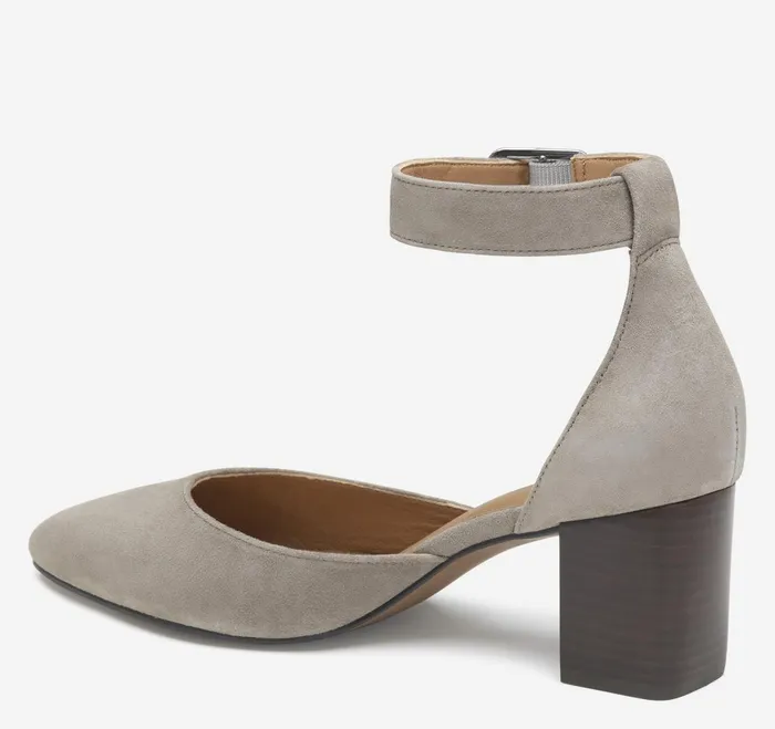 Women Vicki Ankle Strap Taupe Kid Suede JohnstonandMurphy Heels and Platform Wedges Women Vicki Ankle Strap Taupe Kid Suede JohnstonandMurphy Heels and Platform Wedges