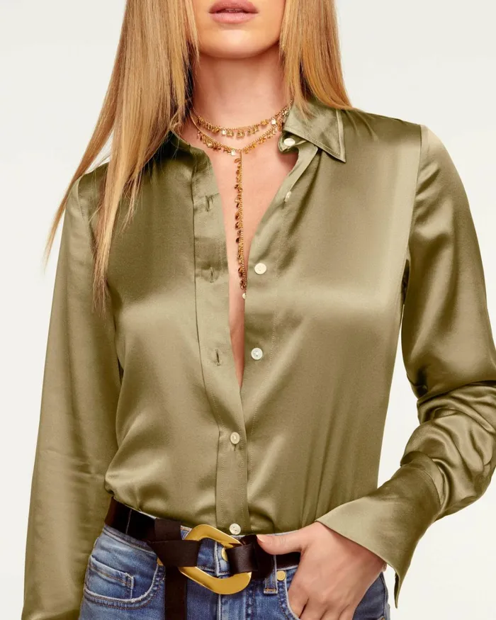Women Victoria Button Down Blouse Navy Ramy Brook Tops Women Victoria Button Down Blouse Navy Ramy Brook Tops