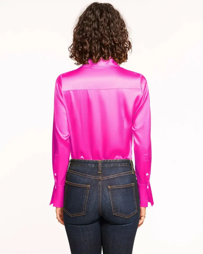 Women Victoria Button Down Blouse Navy Ramy Brook Tops Women Victoria Button Down Blouse Navy Ramy Brook Tops
