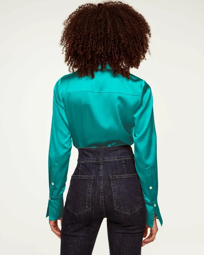 Women Victoria Button Down Blouse Navy Ramy Brook Tops Women Victoria Button Down Blouse Navy Ramy Brook Tops