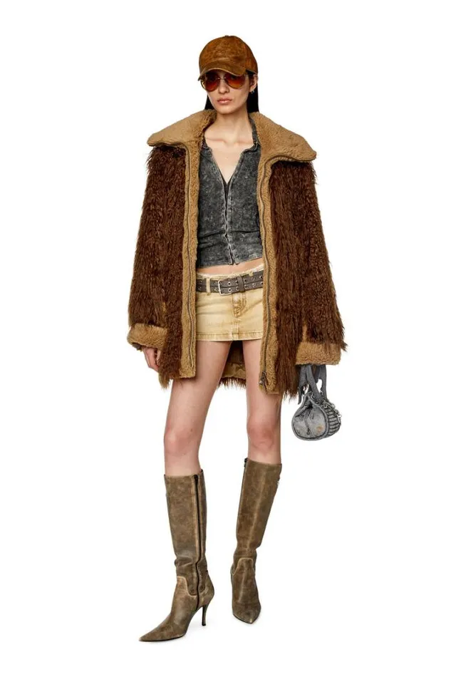 Women WBecca Brown Diesel Outerwear And Jackets