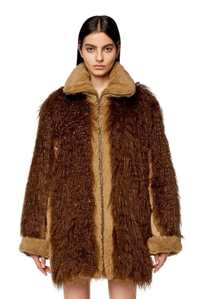 Women WBecca Brown Diesel Outerwear And Jackets Women WBecca Brown Diesel Outerwear And Jackets