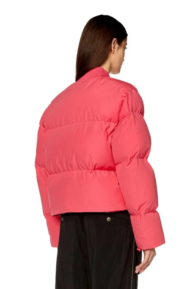 Women WOluch Pink Diesel Outerwear And Jackets Women WOluch Pink Diesel Outerwear And Jackets