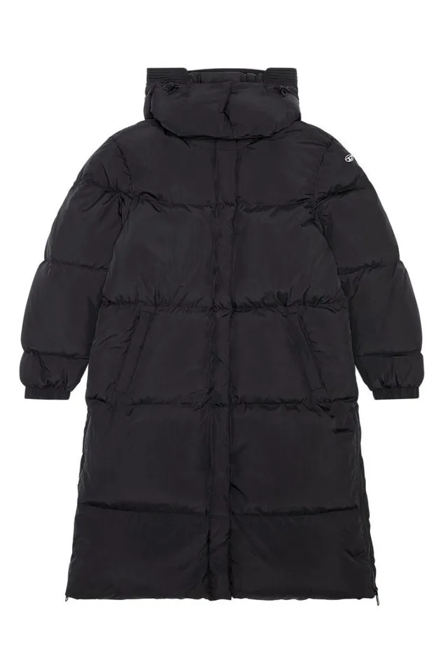 Women WPeyt Black Diesel Outerwear And Jackets