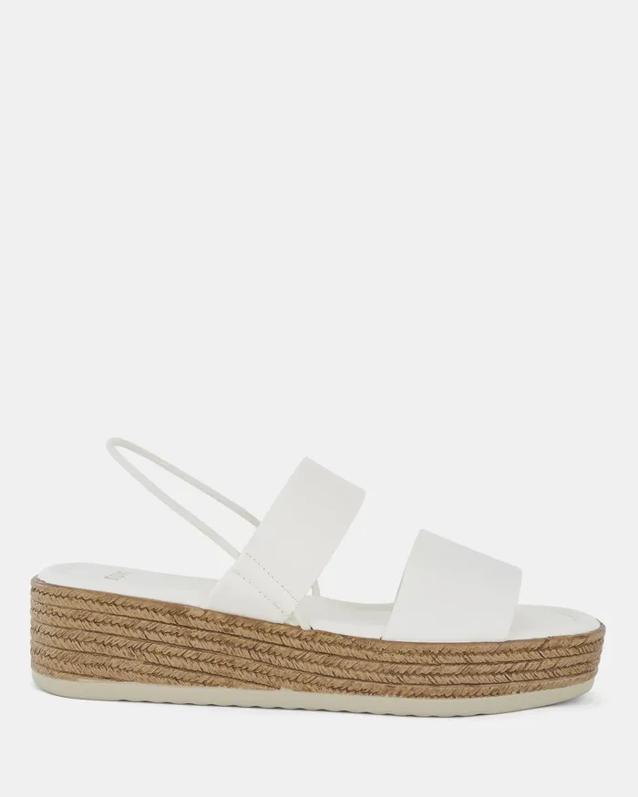Women Wedges NOVO Shoes WYLIE WHITE