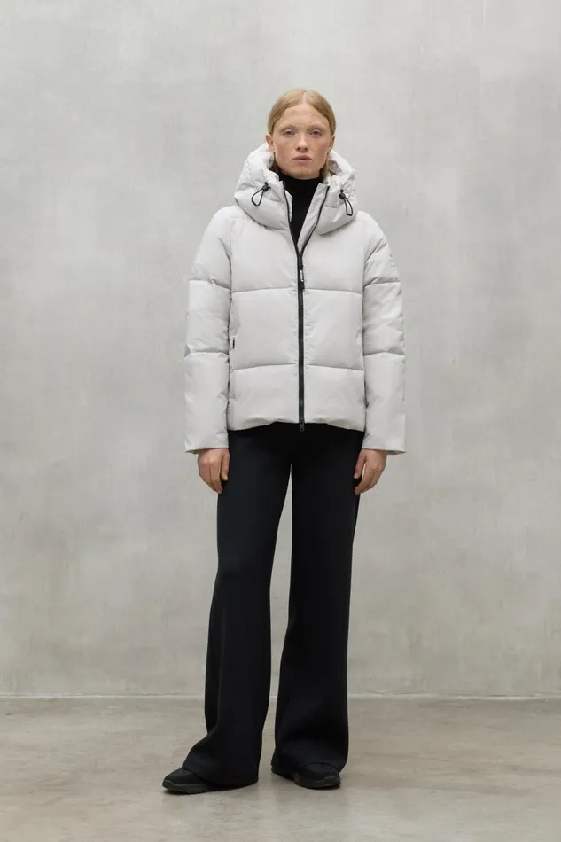 Women White Ipala Jacket Ecoalf Coats And Jackets
