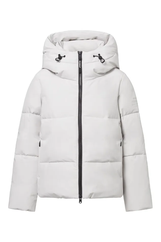 Women White Ipala Jacket Ecoalf Coats And Jackets