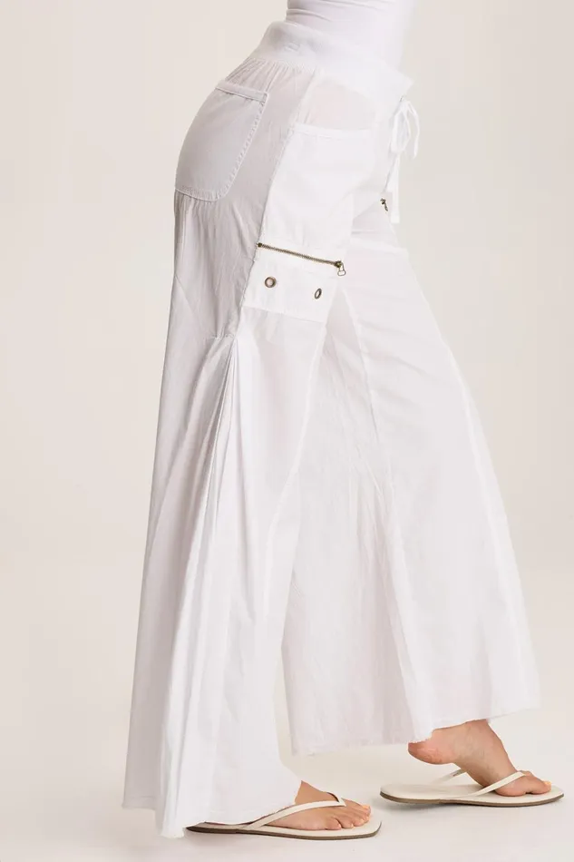 XCVI Coline Poplin Wide Leg Pant Women Pants