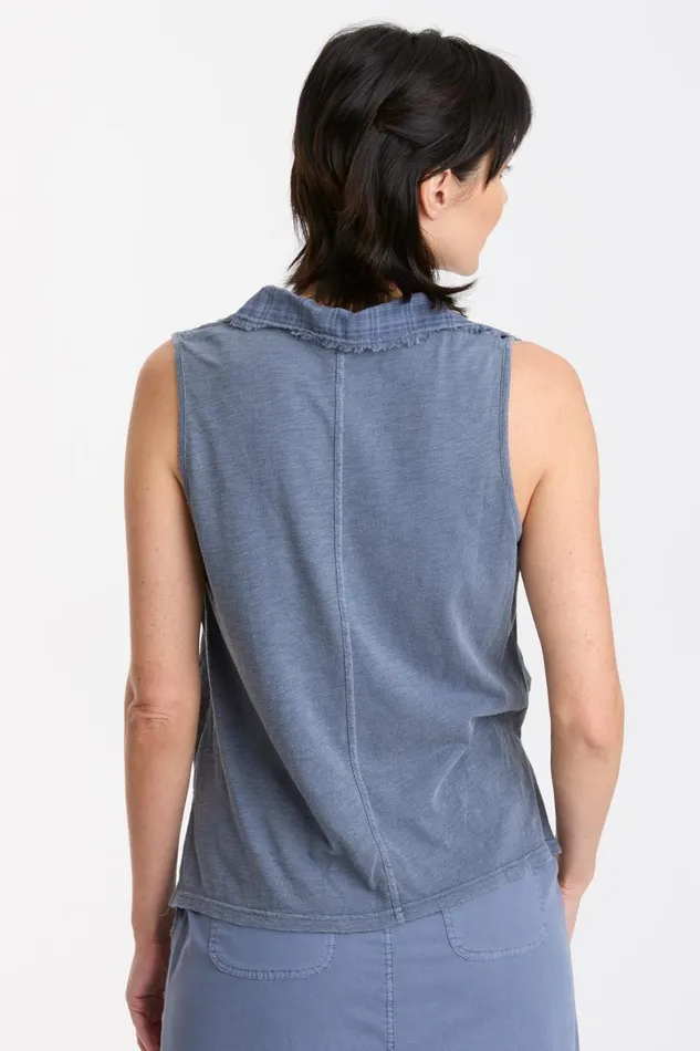 XCVI Fleming Tie Tank Women Tanks