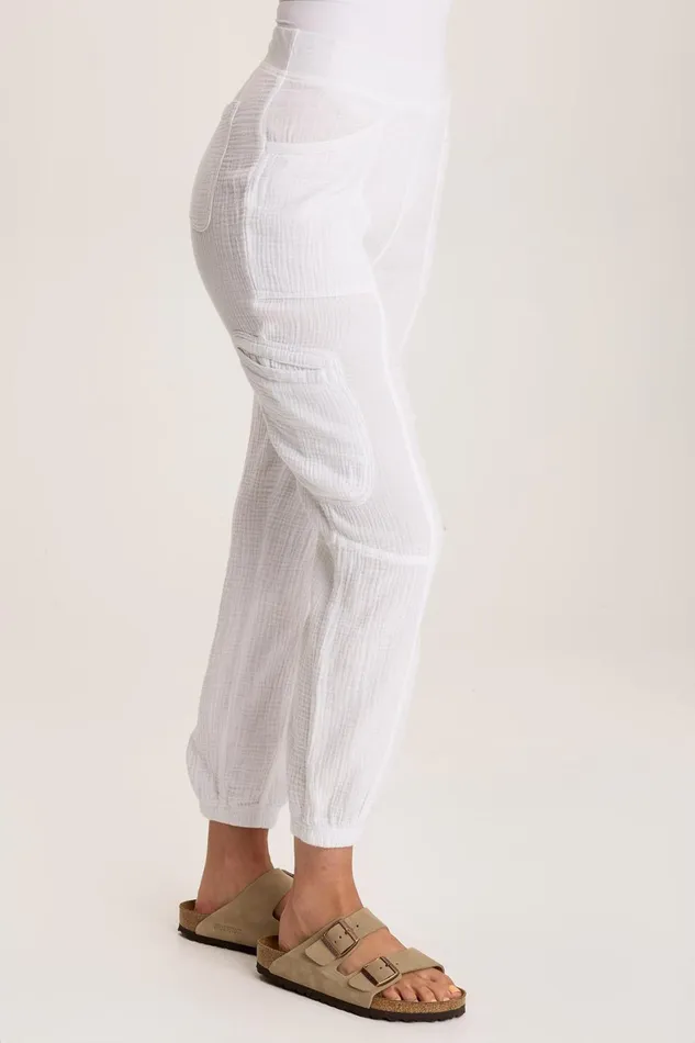 XCVI Hidalgo Plush Gauze Jogger Women Pants