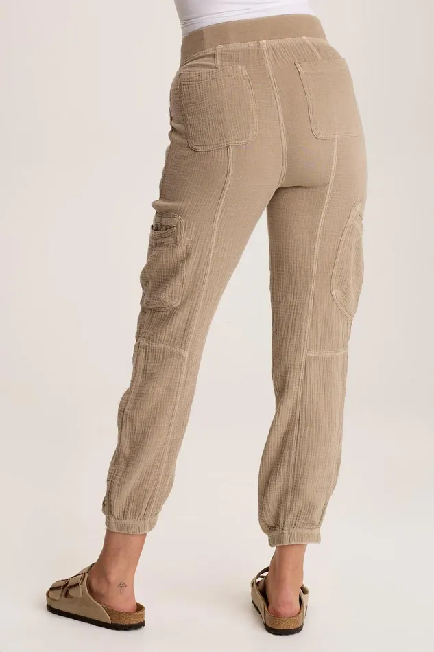 XCVI Hidalgo Plush Gauze Jogger Women Pants