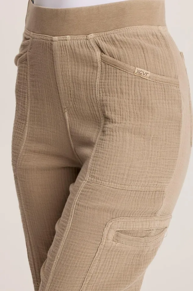 XCVI Hidalgo Plush Gauze Jogger Women Pants