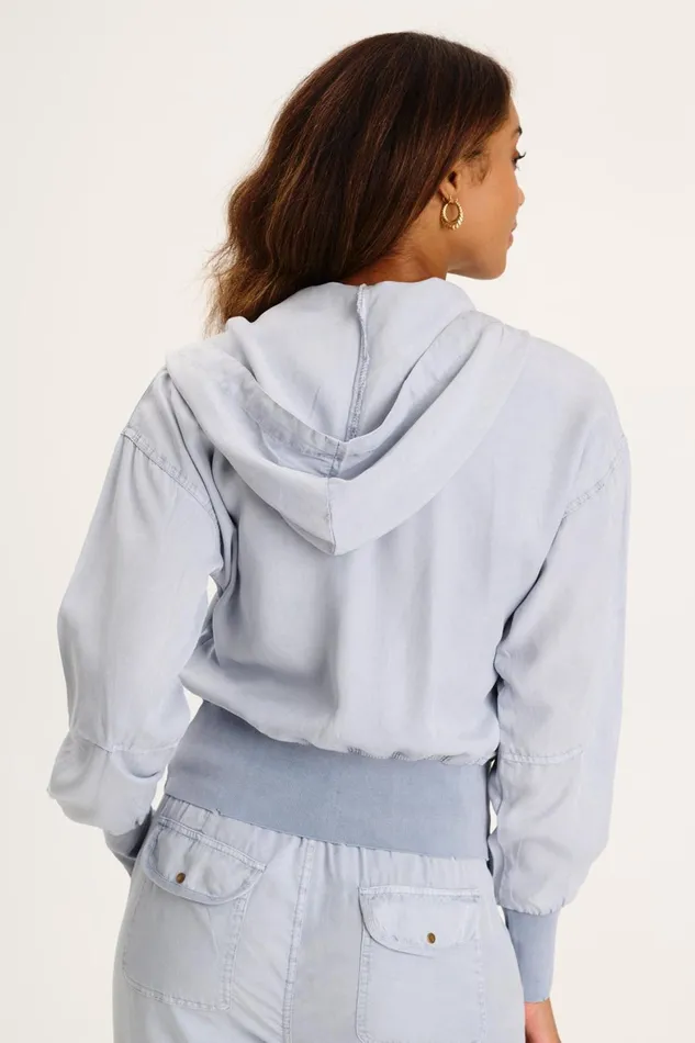 XCVI Karney Distressed Bomber Women Jackets